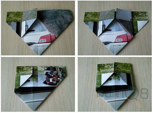 折纸垃圾盒_图解步骤