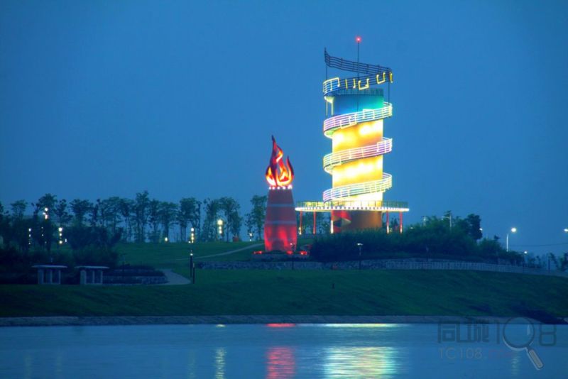 六安老淠河夜景